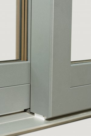Drzwi tarasowe drewniano aluminiowe 